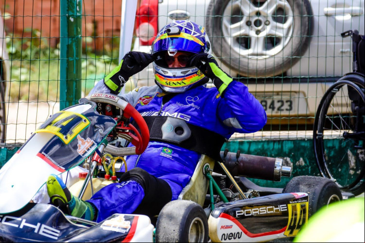 Ricardo Carvalho em corrida do Kart Mônaco Ricardo Carvalho em corrida do Kart Mônaco