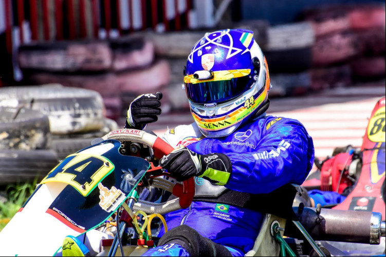 Ricardo Carvalho em corrida do Kart Mônaco 2024 Ricardo Carvalho em corrida do Kart Mônaco 2024