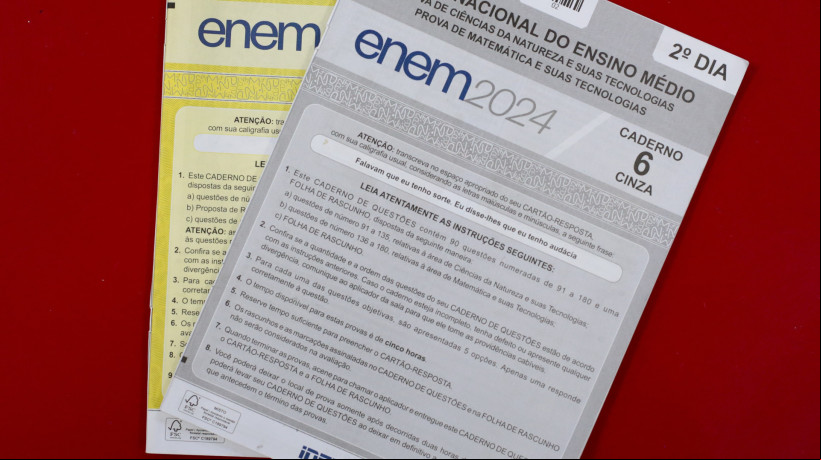Foto de apoio ilustrativo do Enem 2024: inscrições para o Enem 2025 iniciam nesta segunda-feira, 26, pela "Página do Participante" do Inep. A taxa é de R$ 85 para discentes não isentos 