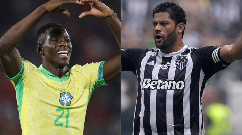 Luiz Henrique e Hulk protagonizaram uma discussão na saída do campo 