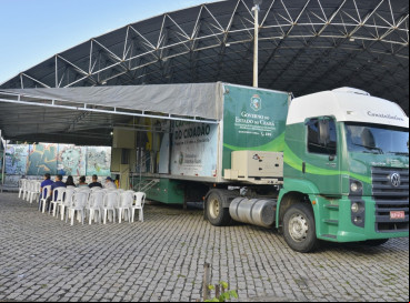 Imagem de apoio ilustrativo. Caminhão do Cidadão oferece, entre outros serviços, emissão de documentos como a Carteira de Identidade Nacional (CIN), 1º via do F e atestado de antecedentes criminais 