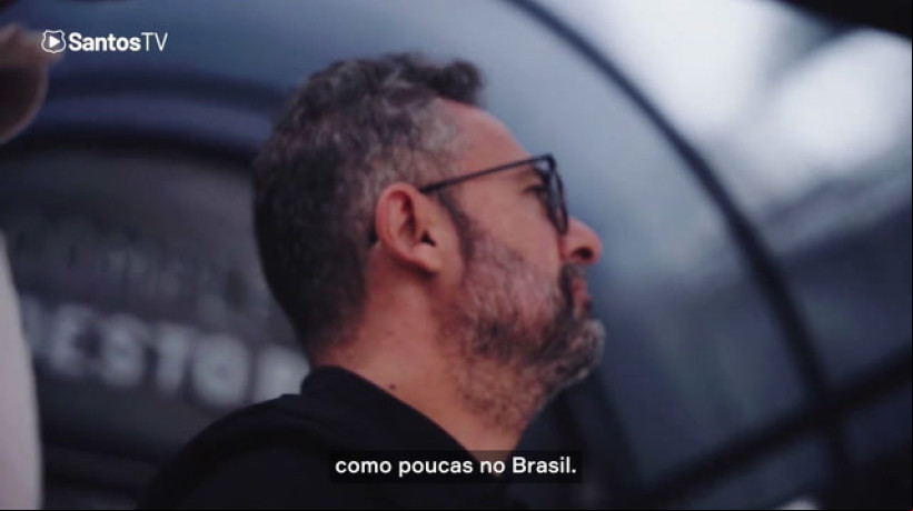 Alexandre Mattos na chegada ao Santos: 'Falar menos e trabalhar mais' 